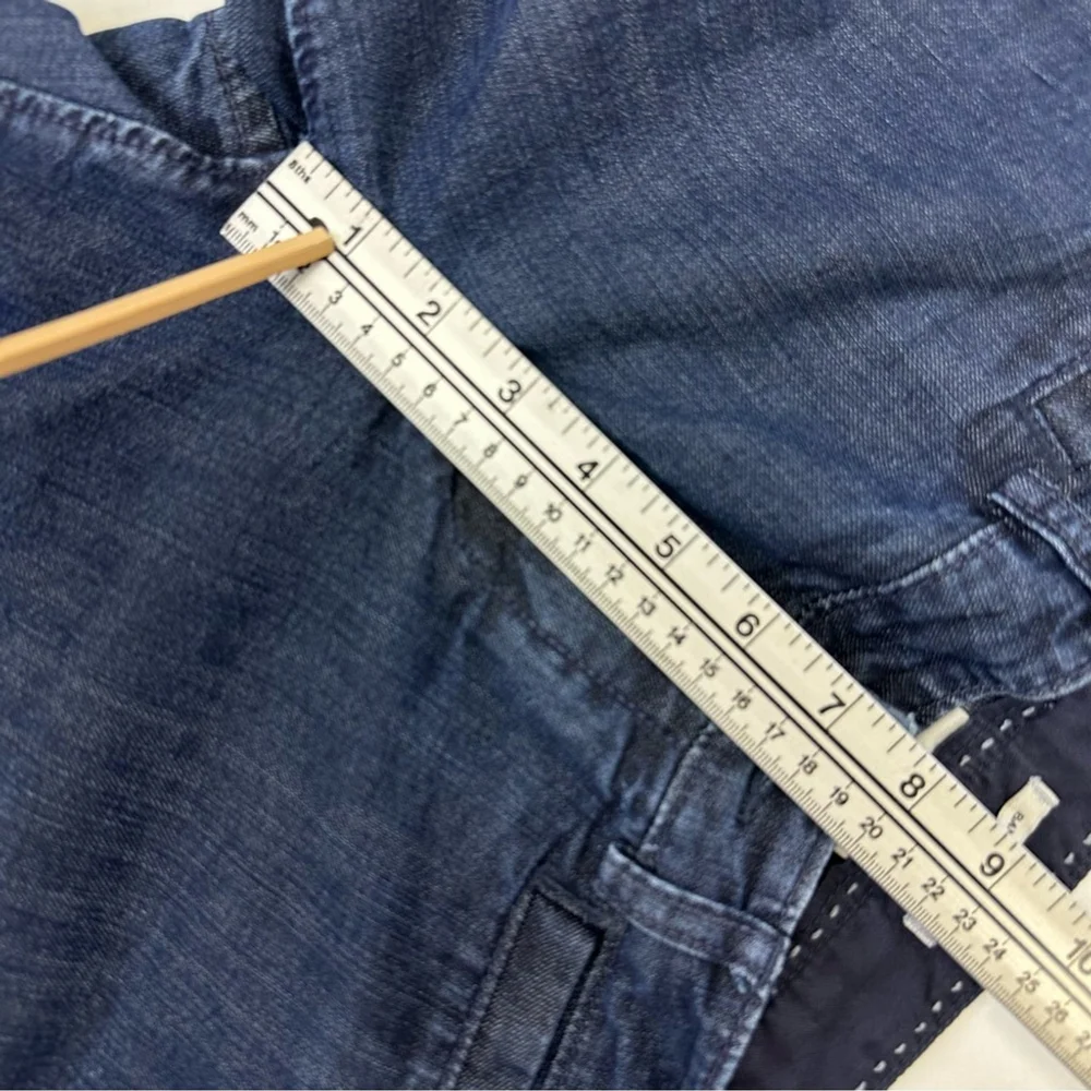 Banana Republic dark wash low rise flare jeans Size 6 wide leg